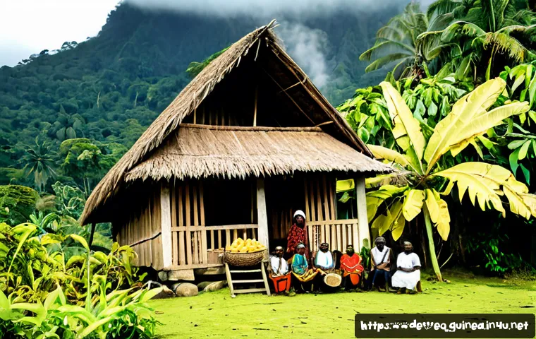 Home 15 부비족의 역사와 생활 - Photorealistic historical scene of Bubi people on Bioko Island, Equatorial Guinea, in the late 19th ...